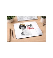 Sanki Siz Çok Şeysiniz Yazılı Mousepad 21x17,5 cm – Kaymaz Tabanlı Düz Mouse Pad – Ofis & Gaming