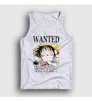 Presmono Unisex Beyaz Wanted Anime One Piece Atlet 136153tt
