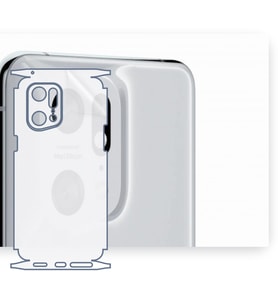 SChitec OPPO Find X5 Pro Uyumlu Fullbody Arka Kaplama Hidrojel Koruyucu Film