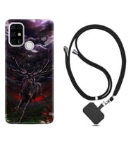 Casper E30 F20 X20 Kılıf Boyun Askılı Silikon Dark Deer 1786
