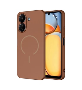 Xiaomi Redmi 13C Kılıf M-safe Şarj Özellikli Zore Meta Kapak