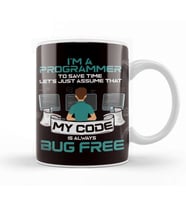 Programmer Coder Debugging Software Computer Science Coding Kupa Bardak Porselen