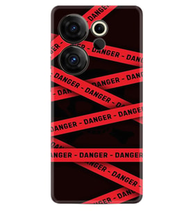 Camon 20 Premier 5g Kılıf Desenli Silikon Danger 1372