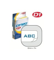 Dymo D1 Şerit Standart 12 MM x 7 Metre Beyaz Üzerine Mavi 45014 S0720540