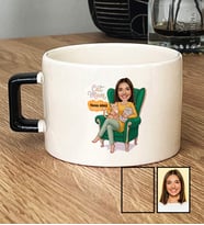 Kişiye Özel Karikatürlü Cat Mom Kedi Annesi Lüks Fincan Anneler Günü Hediyesi