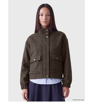 LCW STUDIO Gri Ekose Oversize Kadın Ceket