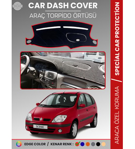 RENAULT SCENIC 1 (1999-2003) Torpido Örtüsü Ön Göğüs Koruma Torpido Koruma Tam Uyum Çatlamayı Önler