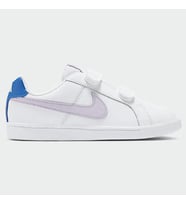 Nike Court Royale Leather Sneaker Hakiki Deri Bantlı Çırtlı Unisex Çocuk Spor Ayakkabı Beyaz