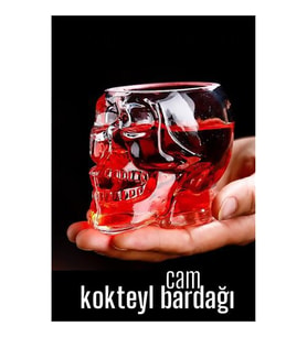 Kokteyl Bardağı Kurukafa Cam