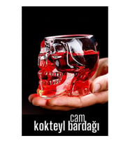 Kokteyl Bardağı Kurukafa Cam