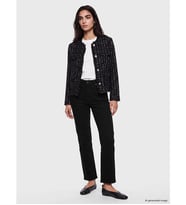 LCW Jeans Siyah Yüksek Bel Crop Flare Kadın Jean Pantolon