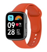 Xiaomi Redmi Watch 3 Active Soft Tasarım Klasik Yumuşak Silikon (Turuncu)