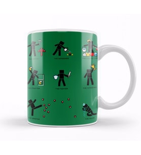 Gamer Types Minecraft Kupa Bardak Porselen