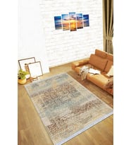 Çok Renkli Modern Dokuma Pamuk Taban Kaymaz Kilim KLM070