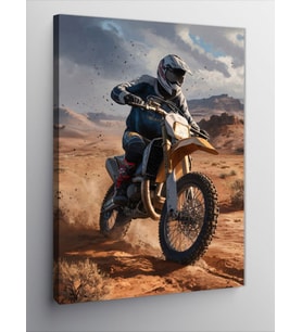 Kanvas Tablo Cross Yapan Motorcu