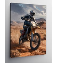 Kanvas Tablo Cross Yapan Motorcu