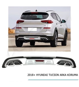 Hyundai Tucson Uyumlu Arka Koruma Difüzör 2018+ Parça