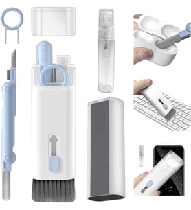 7'si 1 Arada Elektronik Temizleyici Kiti, Fırçalı Klavye Temizleyici Kiti, Airpods Pro için 3'ü 1 Arada Temizleme Kalemi, Kulaklık, Klavye, Dizüstü Bilgisayar, Telefon, PC Monitörü için Çok