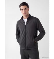 LCWAIKIKI Classic Antrasit Dik Yaka Erkek Fermuarlı Sweatshirt