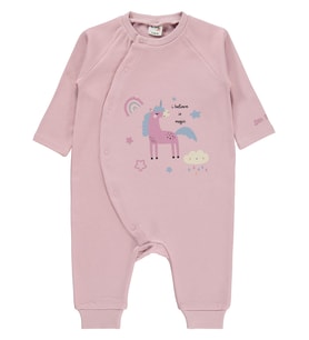 Civil Baby Unicorn Baskılı 6-18 Ay Tulum - Pembe