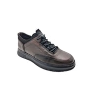 Voyager 6431 Hakiki Deri Erkek Casual Ayakkab - 6431 - KAHVERENGİ - 44