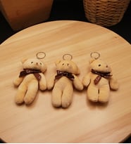Ayıcık Peluş Anahtarlık - 10 Adet - 1 Paket