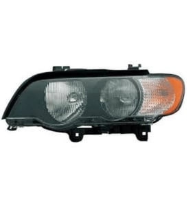 BMW X5:E53 2000-2003 Komple Far Sağ Halojen Sarı Sinyal 63128385942 TYC