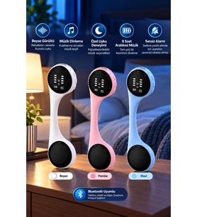 Bluetooth Yastık Altı Hoparlör Sessiz Alarm Ve Rahatlatıcı Uyku Sesleri 8 Saat Kesintisiz Müzik Deneyimi