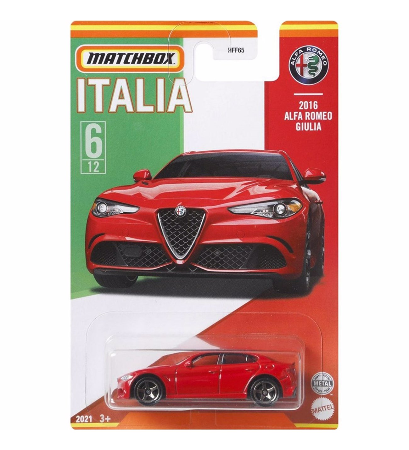 Matchbox İtalya Araçları Serisi 2016 Alfa Romeo Giulia