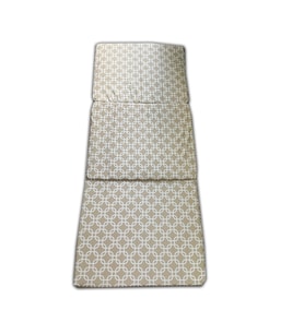 Katlanır Yer Yatağı Ve Tek Kişilik Sünger Katlanır Minder Yatak 70x180 Cm 6 Cm-krem Zincir