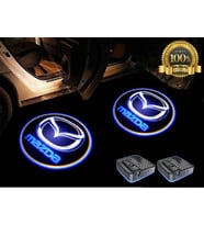 Mazda Araçlar İçin Pilli Yapıştırmalı Kapı Altı Led Hayalet Logo