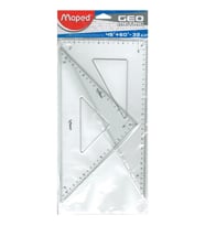 MAPED 895001 32CM TEKNİK GÖNYE ÇİFTLİ PAKET 45°+60°
