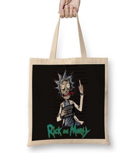 Rick And Morty Bez Çanta Uzun Saplı