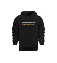 Unısex Yar Ben Belanın Ta Kendisiyim – Hoodie Kapüşonlu Sweatshırt (Siyah-Siyah)