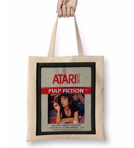 Pulp Fiction Game Atari Bez Çanta Uzun Saplı