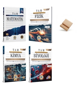 9. Sınıf Matematik Fizik Kimya ve Biyoloji 4lü Set Bilgi Sarmal Anlatım Modülleri + Telefon Standı