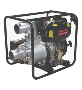 Solax 100KB4E 4inç 418cc 65 m³/sa 25mt 5.5lt 72kg Marşlı Dizel Su Motoru