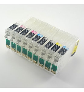 Epson T0961-T0969 Uyumlu Kolay Dolan Kartuş - 9 Renk (Çok Renkli)