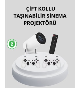 Northcity Wi-Fi 6 ve Bluetooth 5.0 Destekli 4K Akıllı Projeksiyon Cihazı - Ev Sinema Deneyimi