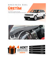 LAND ROVER RANGE ROVER SPORT (2005-2013) Uyumlu Torpido Koruma Örtüsü Oto Kılıfı - Siyah