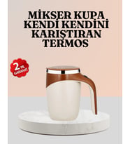 Paslanmaz Çelik Şarjlı Karıştırma Kupa – Otomatik Manyetik Blender Fincan