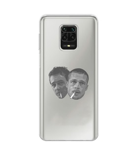 Redmi Note 9 Pro/Note 9S Uyumlu Fight Club Desenli Şeffaf Telefon Kılıfı