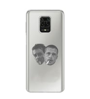 Redmi Note 9 Pro/Note 9S Uyumlu Fight Club Desenli Şeffaf Telefon Kılıfı