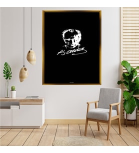 ÇERÇEVELİ ATATÜRK TABLO S705