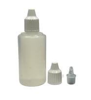 100ml PE aseton şişesi, 24 adet, plastik damlacıklı şişe, damlatmalı şişe (Beyaz)
