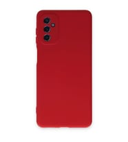 Samsung Galaxy M52 5g Kılıf Nano İçi Kadife Silikon - Kırmızı