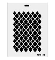 Rich New Seri N-194 Stencil 35x25 cm