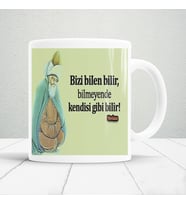 Mevlana sözleri baskılı kupa bardak