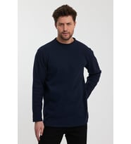 ALEXANDERGARDI BİSİKLET YAKA GARNİLİ SWEATSHİRT (E22-72300) (Lacivert)