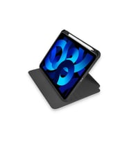 İpad 10.2 (7.nesil) Kılıf Ling 360 Kalemlikli Tablet Kılıf - Siyah
